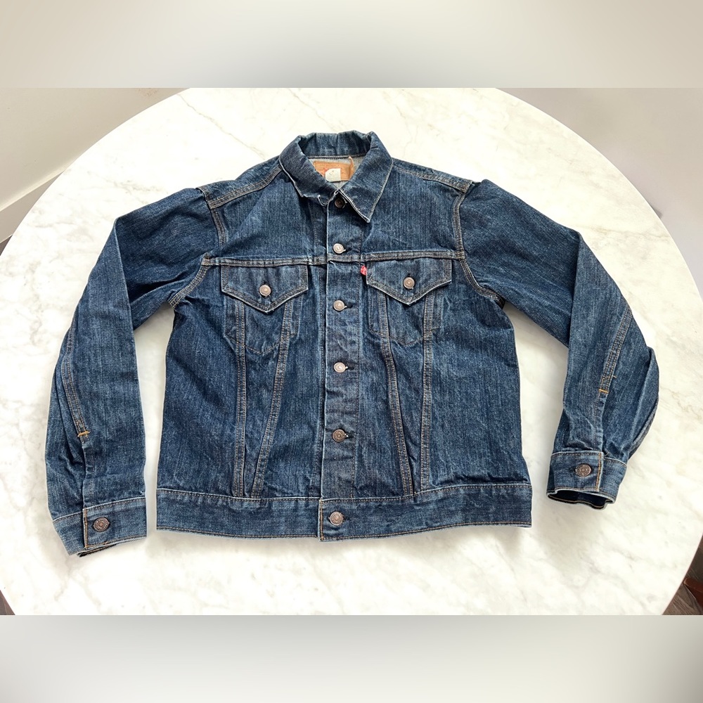 Vintage Levis 70505 0217 Denim Trucker Jacket - Size 42 - Type 3 - Made In USA